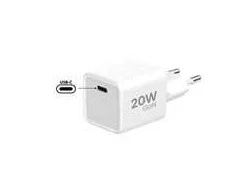 Winner Group WG - Síťová nabíječka GaN 1x USB-C, PD 20W, 5V-9V-12V, bílá