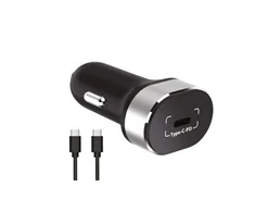 Winner Group WG - Autonabíječka 1x USB-C, PD 20 W, + kabelis Type-C na Type-C, juoda