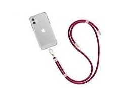 Winner Group WG - Crossbody lace strap/transparent/burgundy