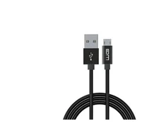 Winner Group WG - Datový kabelis Micro USB na USB-A, 1 metr, s prodlouženým konektorem, juoda