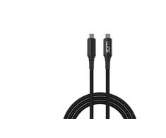 Winner Group WG - Duomenų kabelis Type-C į Type-C, 1 metras, 5 A, 240 W, 40 Gbps, USB4, juodas