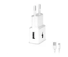 Winner Group WG - Síťová nabíječka 1x USB-A, Quick Charge 3.0, 5V-9V-12V + kabelis USB-A na Micro USB, baltas