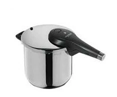 WMF Greitpuodis WMF Perfect Premium 6,5 l, szybkowar 22 cm, polerowana nerūdijantis plienas Cromargan, indukcija, poziomy gotowania 2, pokrętło wielofunkcyjne