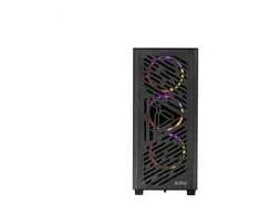 ADATA XPG LANDER 501 korpusas, vidutinio dydžio bokštas, be maitinimo bloko, 4x 120 mm ARGB ventiliatoriai, juodas