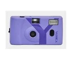 YASHICA MF-1 Snapshot Art Camera (levandų spalvos) - analoginė kamera