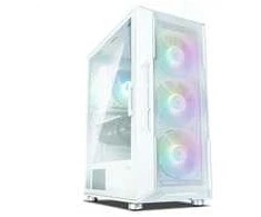 Zalman i3 neo atx mid tower rgb korpusas 4x ventiliatorius, baltas