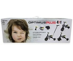 MILLY MALLY 4in1 Dviratis OPTIMUS Plus pilkas