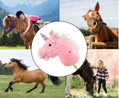Milly Mally hobis arklys ant rožinės lazdos