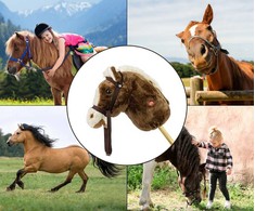Milly Mally Hobis Stick Horse Tamsiai ruda