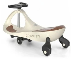 Vaikiškas balansinis dviratukas „Gravity Milly Mally“, smėlio spalvos, ruda
