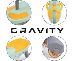 Milly Mally Gravity Lime Geltona Gravity Ride On
