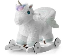 Supamas žirgas su melodija ir ratukais Milly Mally Polly Unicorn