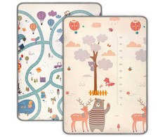 Dvipusis putų kilimėlis Milly Mally Kinder Animals 178x120 cm