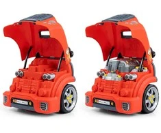 Realistiškas automobilio priekio modelis su atidaromu gaubtu Milly Mally N-GINE raudonas