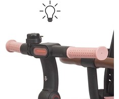 Luxury children s triratukas with lighting Milly Mally Twinkle pink