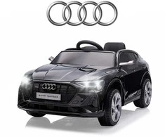 Milly Mally Audi E-Tron Sportback Juodas transporto priemonė su akumuliatoriumi