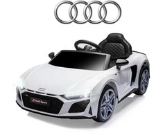 Elektrinis vaikiškas automobilis Milly Mally Audi R8 Spyder Baltas