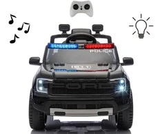 Milly Mally Elektromobilis Ford Ranger Police Juodas