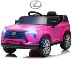 Elektrinis vaikiškas automobilis Milly Mally Lexus GX550 rožinis