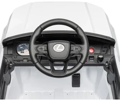 Elektrinis vaikiškas automobilis Milly Mally Lexus GX550 baltos spalvos