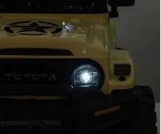 Elektrinis vaikiškas automobilis Milly Mally Toyota FJ Cruiser juodas