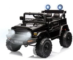 Elektrinis vaikiškas automobilis Milly Mally Toyota FJ Cruiser Juodas