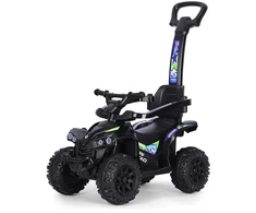 Milly Mally ride-on car Wild 3in1 juodas
