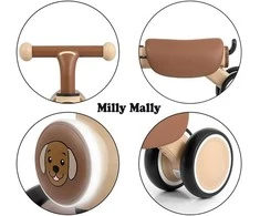 Milly Mally Balansinis dviratukas York, smėlio sp.