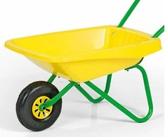 Vaikiškas sodo karutis Rolly Toys geltonas