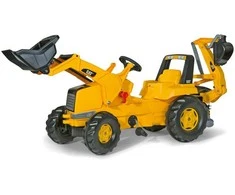 Rolly Toys 813001 Rolly Junior Cat traktorius su kaušu ir ekskavatoriumi