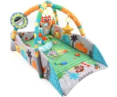 MILLY MALLY 6142 TinyMini JL628-1B Mokomasis kilimėlis 4in1 Jungle