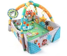 MILLY MALLY 6142 TinyMini JL628-1B Mokomasis kilimėlis 4in1 Jungle