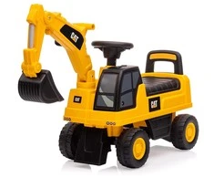 Baby bouncer ekskavatorius su garsu CAT Excavator Milly Mally geltona