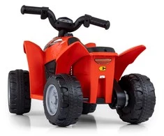 MILLY MALLY 4480 akumuliatorinė transporto priemonė keturratis HONDA keturratis raudonas