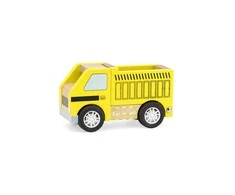 Viga Toys Viga medinis geltonasis sunkvežimis