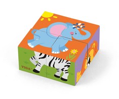 ''Zoo Puzzle Viga Toys'' medinis galvosūkis