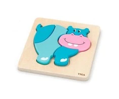 „Viga“ pirmasis medinis kūdikio hippo galvosūkis