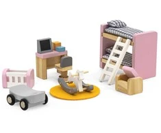 Viga Toys „Viga Polarb“ baldų rinkinys lėlių namams vaikams