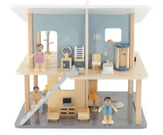 Viga Toys Medinių baldų rinkinys lėlių nameliui svetainė VIGA PolarB