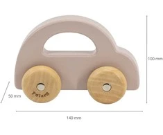 VIGA Medinis Stumdomas Automobilis Rudas