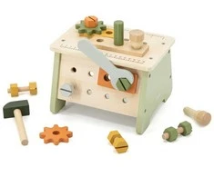 Viga Toys VIGA 44249 dėžutė 2-in-1 - mažas "pasidaryk pats" stalas