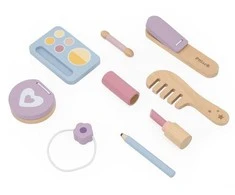 Viga Toys Viga Medinė Kosmetinė su Priedais Kūdikių Princesės Kampeliui