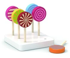 Viga Toys Viga Mediniai Lollipopai Rinkinys 6 vnt.