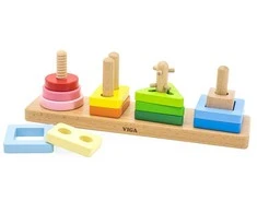 Dėlionė Viga Toys Viga Medinė Geometrinė Šalims Sorter Labirintas