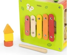 VIGA medinė edukacinė kubas 5in1