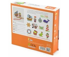 Viga Toys VIGA medinės veriamos kaladėlės Piratai