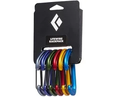 Black Diamond Juodas Diamond Juodas Diamond Litewire Rackpack (6vnt.)