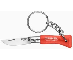 "Opinel Colorama 02 inox grab oranžinis" raktų pakabukas
