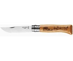 "Opinel" peilis 8 inox ąžuolas Animal series - laukinis šernas