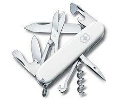 Šveicarijos kariuomenės peilis VICTORINOX CLIMBER Baltas